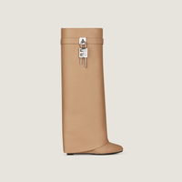 Beige leather
